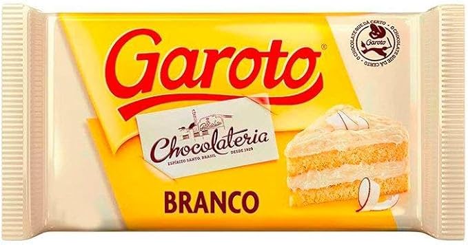 Chocolate para Cobertura Garoto Branco 2,1kg