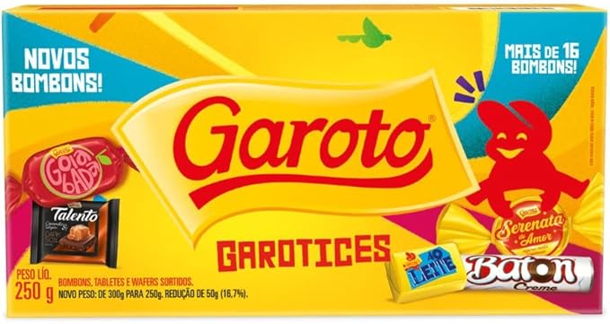 Bombom Garoto Sortidos 250g
