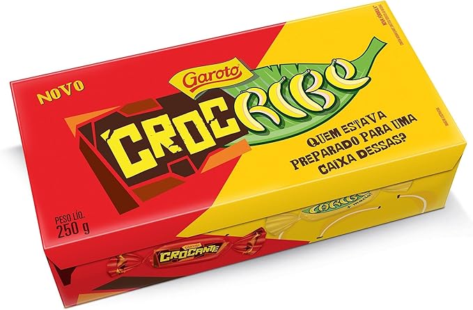 Caixa de Bombom Garoto CROCRIBE 250g