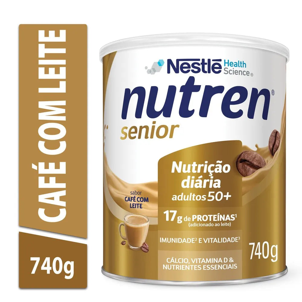 Nutren Senior Complemento Alimentar Café com Leite 740g