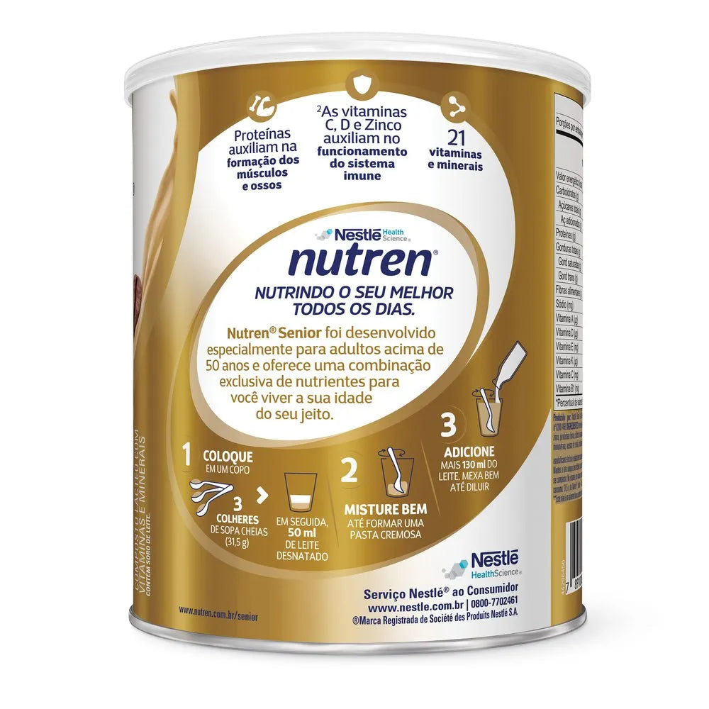 Nutren Senior Complemento Alimentar Café com Leite 740g