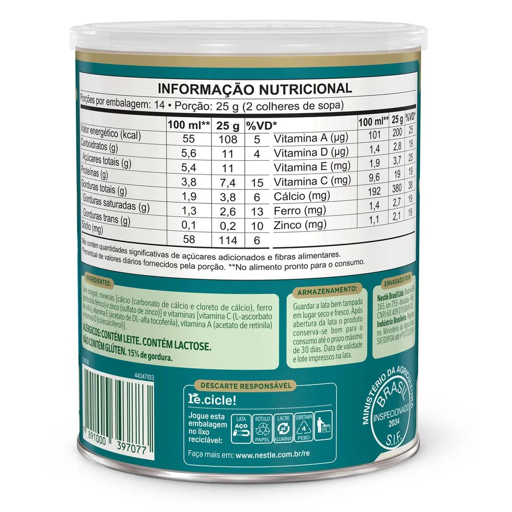 Ninho Adulto Lata 350g