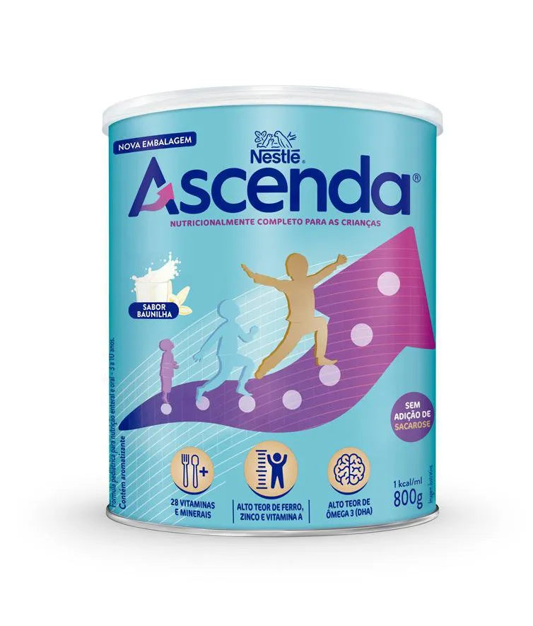 Suplemento Ascenda Baunilha 800g