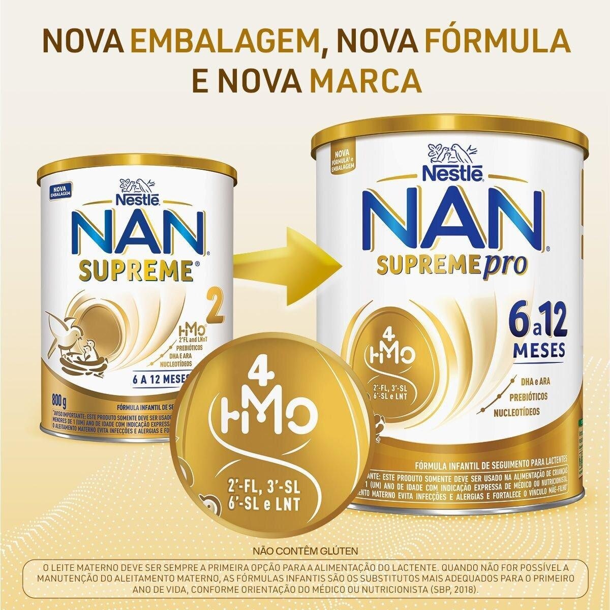 Nan Supreme Pro 6 a 12 Meses 800g