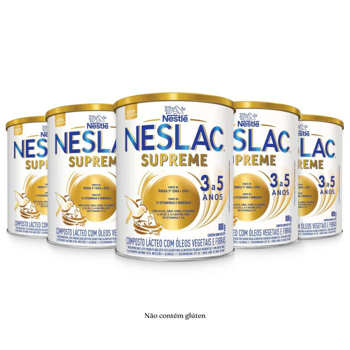 Leve 5 Pague 4 - Neslac Supreme 800g - 3 a 5 anos