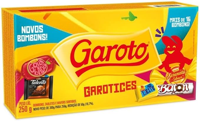 Bombom Garoto Sortidos 250g