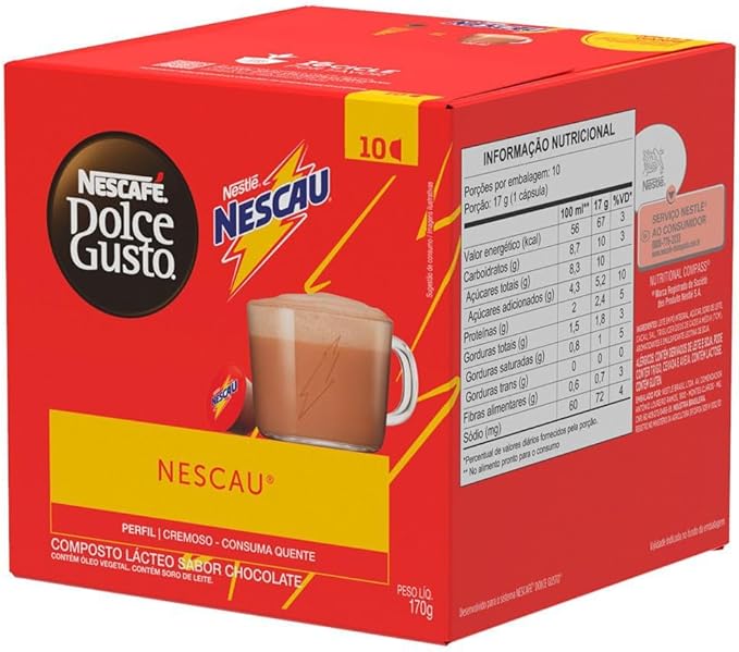 Nescafe Dolce Gusto, Nescau, 10 Cápsulas