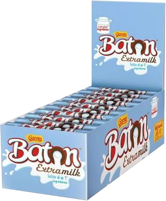 Caixa de Baton Extra Milk - 480g