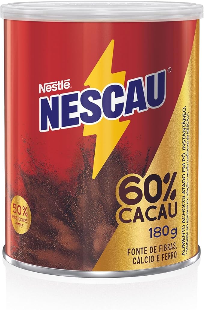 Achocolatado Em Pó Nescau 60% 180g