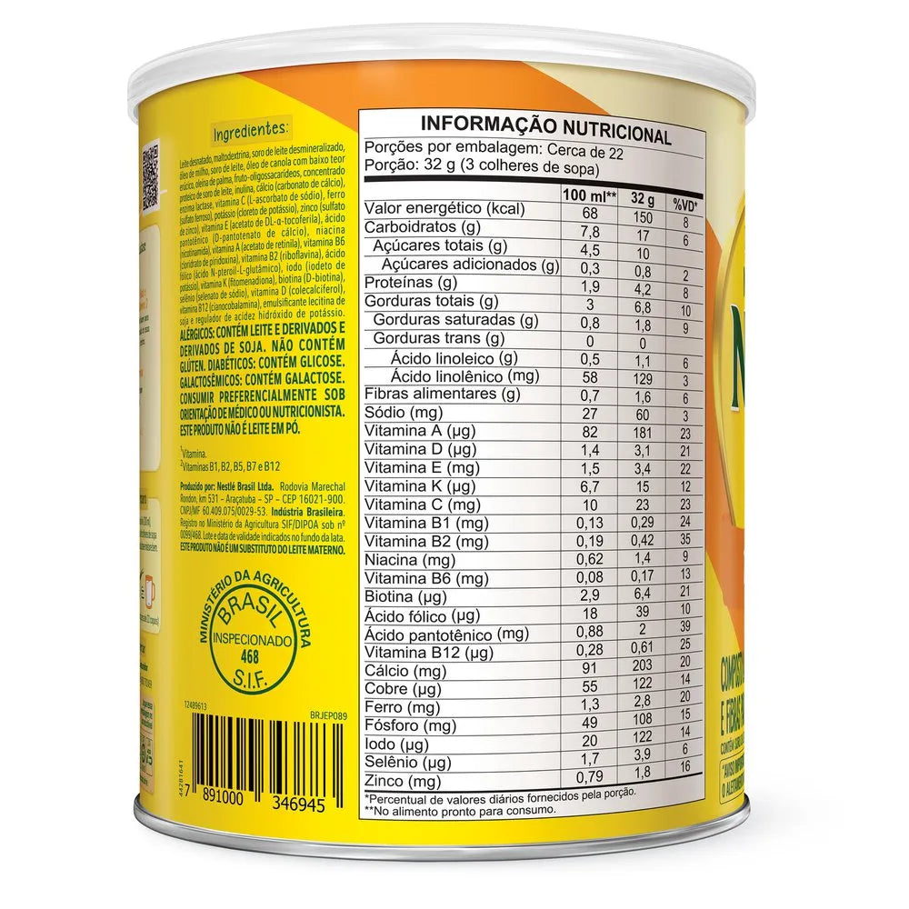 NINHO Fases 3+ Anos Zero Lactose 700g