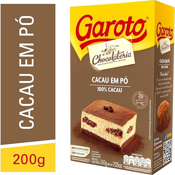 Garoto Cacau Em Pó 200G