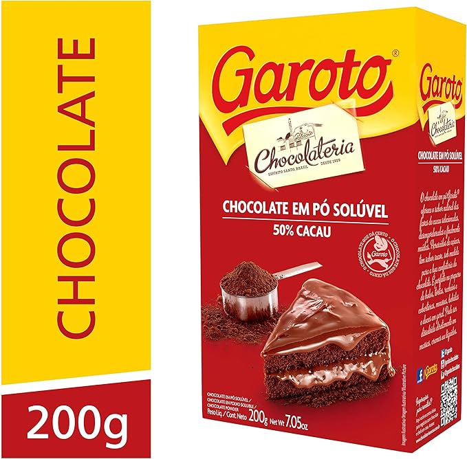 Garoto Chocolate Em Pó 200G