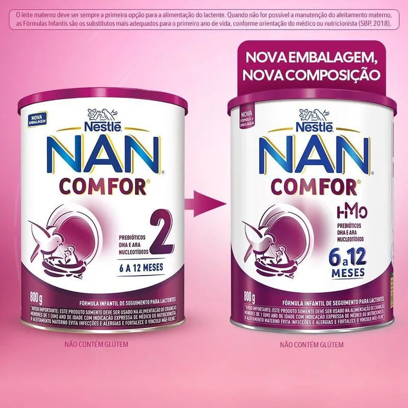 NAN Comfor de 6 a 12 meses 800g