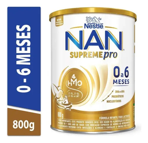 Kit 4 Unidades Nan Supreme Pro 0 a 6 Meses 800g