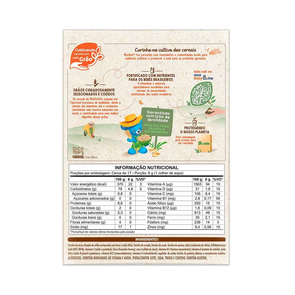 MUCILON Aveia, Quinoa e Cevada 100g