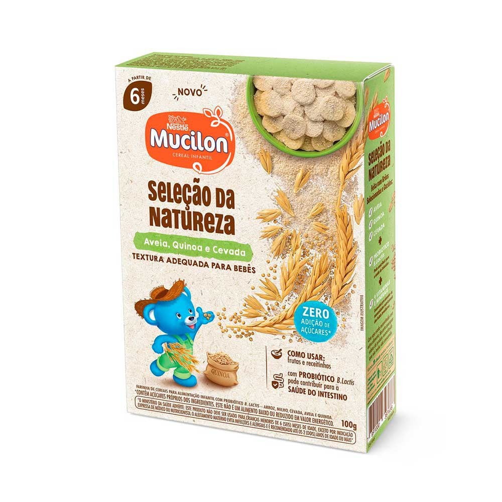 MUCILON Aveia, Quinoa e Cevada 100g
