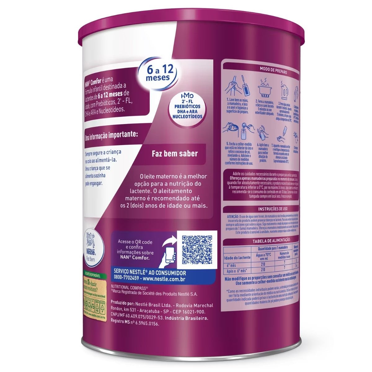 NAN Comfor de 6 a 12 meses 1,2kg